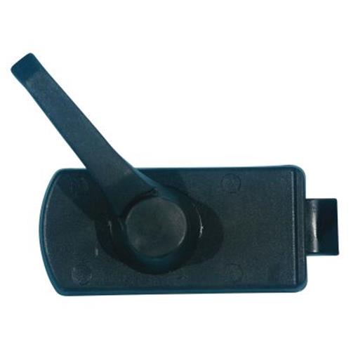 SERRATURA CARAVAN PLASTICA CON FARFALLA PER PORTA NERA SPESSORE 40MM