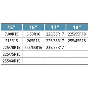CATENE DA NEVE ANCHE X DUCATO HEAVY DAL 07 225/65/16 SAFE ROAD TG2 15MM