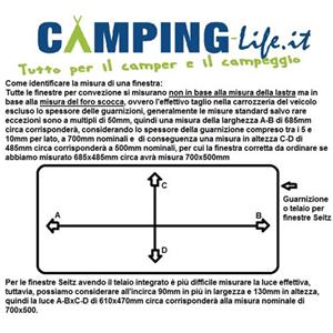 VETRO GRIGIO 1450X600H ORIGINALE PER FINESTRE SEITZ S3/S4/S5