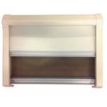 OSCURANTE ZANZARIERA A CASSETTA AVORIO EUROPA PER FINESTRA FORO 1700MM