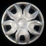 COPRICERCHI CONVESSI ARGENTO LUCIDO 15" 4PZ