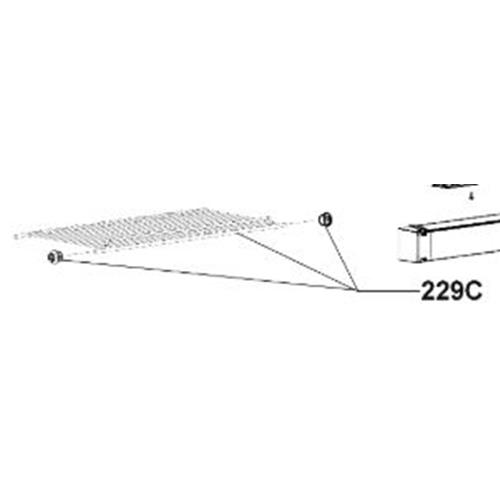 289078601 RIPIANO GRIGLIA SUPERIORE RMD10.5T