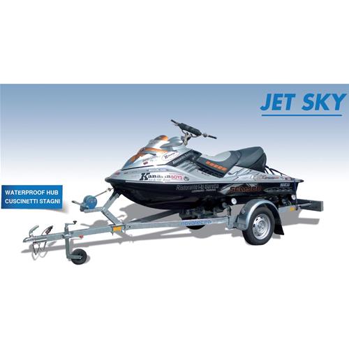 CARRELLO 750KG NON FRENATO PORTA MOTO D'ACQUA JETSKY SF