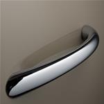 MANIGLIA PORTA IN METALLO CROMATO 330MM