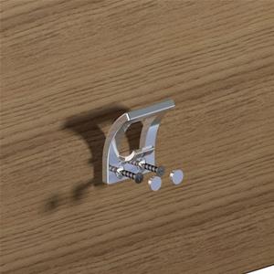 APPENDINO SINGOLO IN ABS CROMO LUCIDO AS244