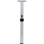 GAMBA PER TAVOLO PIEGHEVOLE TUBO OVALE 50X25MM 675/315MM GRIGIO