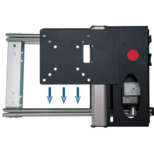 SUPPORTO PORTATELEVISORE LATERALE SCORREVOLE 12538 SX ABBASSABILE