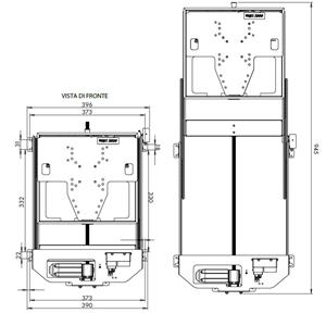 SUPPORTO PORTATELEVISORE VERTICALE 12533/4000/10/000