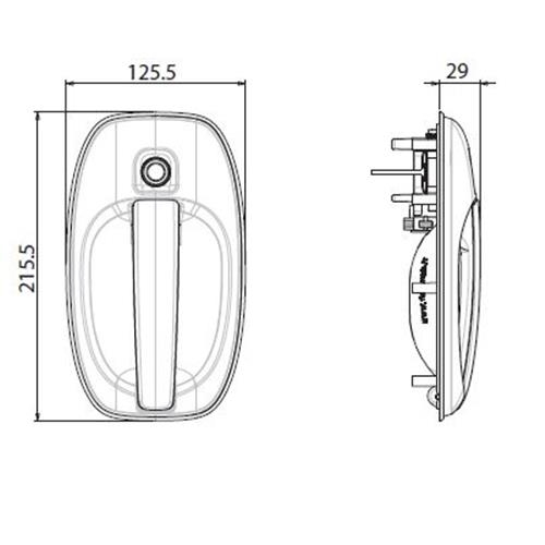 SERRATURA M1 SMART NERA