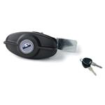 SERRATURA OVALE PER PORTELLONE NERA