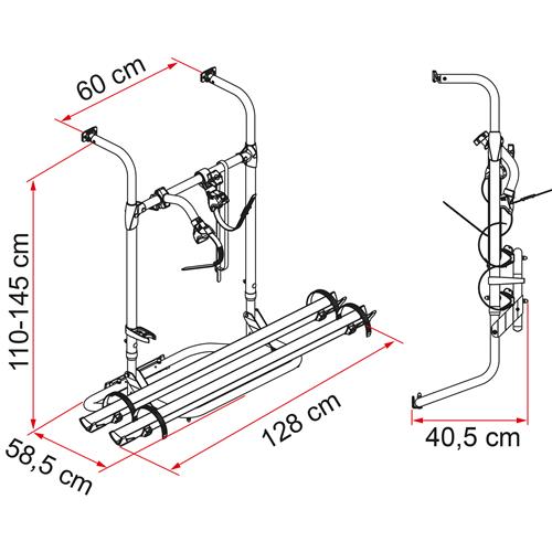 PORTABICI CARRY-BIKE CARAVAN SIMPLE PLUS 200 02093A36A