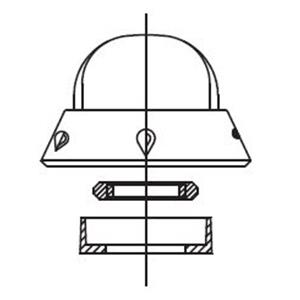 KIT MANOPOLA CONICA NERA PER FORNELLI SMEV