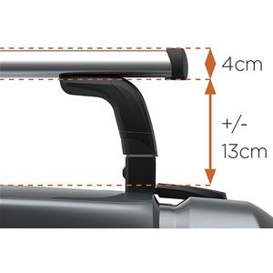 BARRE TRASVERSALI PER PORTAPACCHI THULE LOAD BARS 301647 ALTE