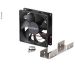 VENTOLA PER FRIGORIFERI CON TERMOSTATO 92X92X25MM 3,6W