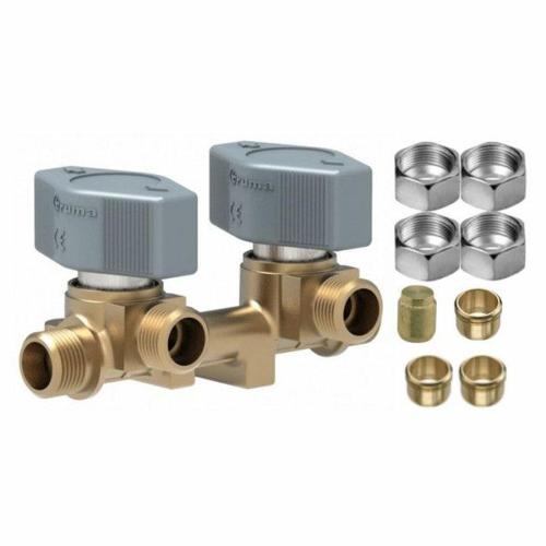 BLOCCO VALVOLE 2 VIE 8MM