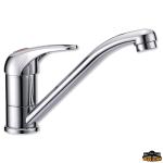 MISCELATORE MONOCOMANDO GIREVOLE COLLO LUNGO 140MM