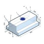 SERBATOIO BIANCO PER ACQUA 140LT PER DUCATO LUNGO DAL 2006 AL 2014