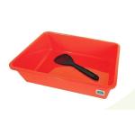 LETTIERA BACINELLA CON PALETTA 43X33X9CM