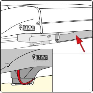 GUARNIZIONE PER TENDALINO KIT RAIN GUARD F40 VAN PER MERCEDES V CLASS 98655Z077