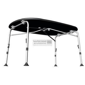 TAVOLO ALLUMINIO PIEGHEVOLE SUPERB 4P 132 X 90