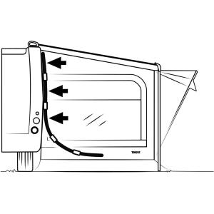 THULE SIDE TENSIONING KIT PER THULE QUICKFIT E EASYLINK