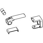 LEVA BLOCCO GAMBA PER TENDALINI THULE TUTTI MODELLI FINO AL 2015 (2 PZ) 1000, 3000, 4000, 4500, 5000, 5002 E 6002 