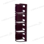 MODULO COMPONIBILE POSTERIORE 4 SEZ DIM 403X123X87MM STRUTTURA