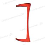 MODULO COMPONIBILE POSTERIORE 4 SEZ DIM 403X123X87MM CORNICE LATERALE