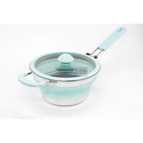 CASSERUOLA PIEGHEVOLE IN SILICONE 20CM