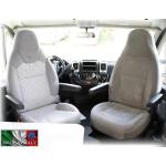 COPRISEDILI FODERE IN TESSUTO MOD. VENUS "B" GRIGIO COPPIA SEDILI INTEGRALI SENZA CINTURA INTEGRATA