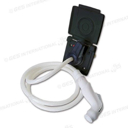 PRESA ESTERNA ACQUA CON MISCELATORE TUBO 150MM ATT. JHON GUEST 12MM NERA