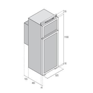 FRIGORIFERO TRIVALENTE DA INCASSO VTR5150DG