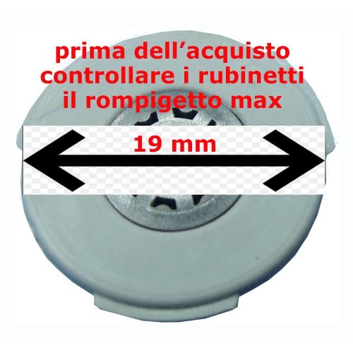 KIT 2 RIDUTTORI FLUSSO ACQUA + SANIGEN