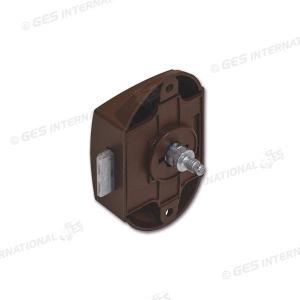 PUSH-LOCK BILATERALE MARRONE