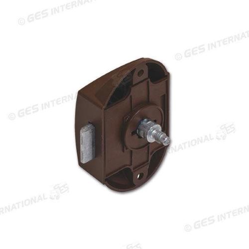 PUSH-LOCK UNILATERALE MARRONE