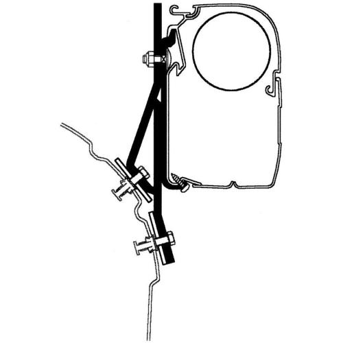 STAFFE PER THULE ADAPTER 4900/4200/5200 VW T4