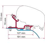 STAFFE PER F80/F65 ADAPTER DUCATO/JUMPER/BOXER H3 DAL 2006 98655-656