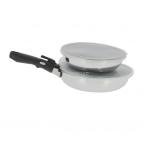 SET DI 2 PADELLE IN ALLUMINIO 20 E 24CM