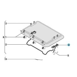 HEKI 2 BASE CON MANIGLIA COPPIA PART.4 4460000086 R117.524