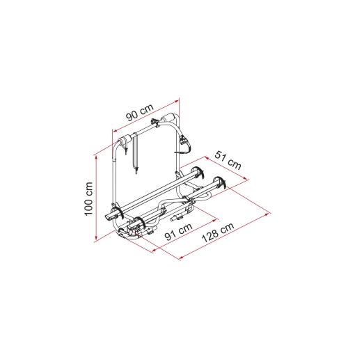 PORTABICI CARRY-BIKE CARAVAN XL A PRO 300 02096-91-