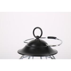 LANTERNA A BATTERIA BAMBOO E ACCIAIO HOLIDAY