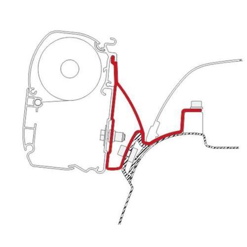 TENDALINO F45S 300 ROYAL GREY DEEP BLACK VW T5/T6 MULTIVAN TRASPORTER LONG WB 06759R01R