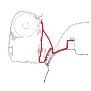 TENDALINO F45S 260 ROYAL GREY VW T5/T6 CALIFORNIA 06280E01R