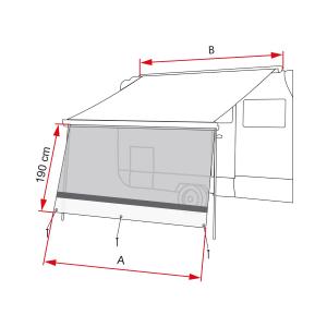 PARETE FRONTALE PER TENDALINI SUN VIEW XL 350 08184-04-