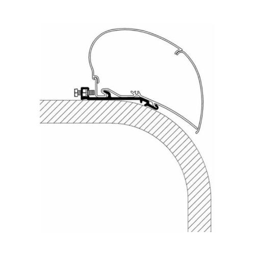 STAFFE PER THULE ADAPTER 6200/6300/6900/9200 MONTAGGIO TETTO PIANO 400CM