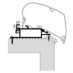 STAFFE PER THULE ADAPTER 6200/6300/6900/9200 ROOF TOP 