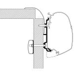 STAFFE PER THULE ADAPTER 4900/4200/5200 FRANKIA 350CM