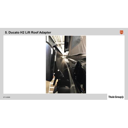STAFFE PER THULE ADAPTER 4900/4200/5200 DUCATO H2 DAL 2006 LIFT ROOF 400CM