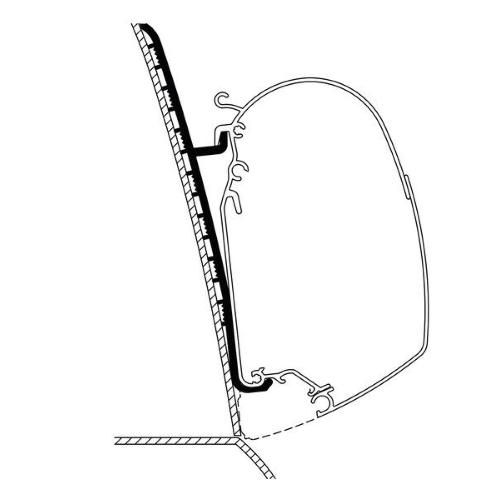 STAFFE PER THULE ADAPTER 4900/4200/5200 MASTER MOVANO TETTO ALTO DAL 2010