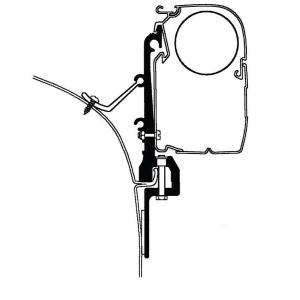 STAFFE PER THULE ADAPTER 4900/4200/5200/3200 MB SPRINTER VAN